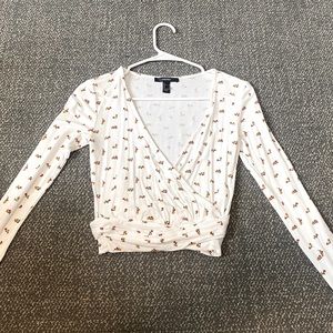 Long Sleeve Crop Top